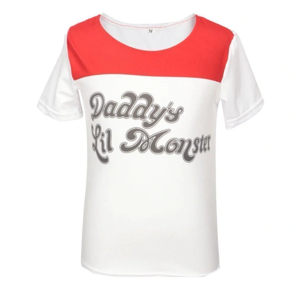Harley Quinn Suicide Squad Halloween Costume 130 set